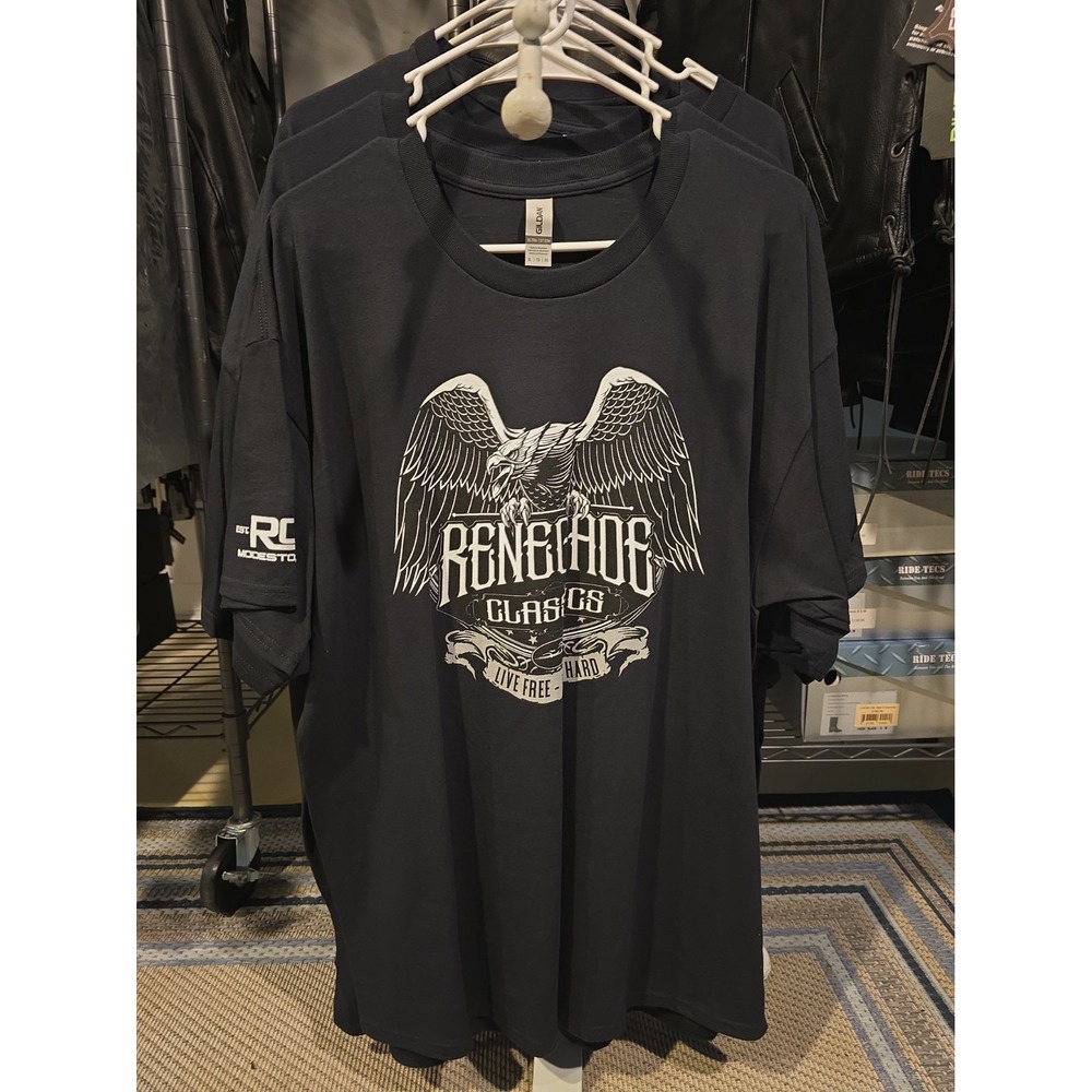 Renegade Classics t-shirt Black Short Sleeve New XLarge